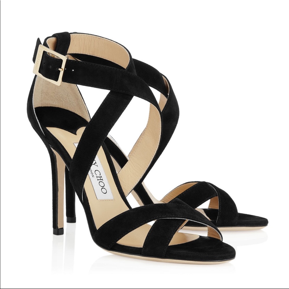Jimmy Choo Lottie Black pump heel black